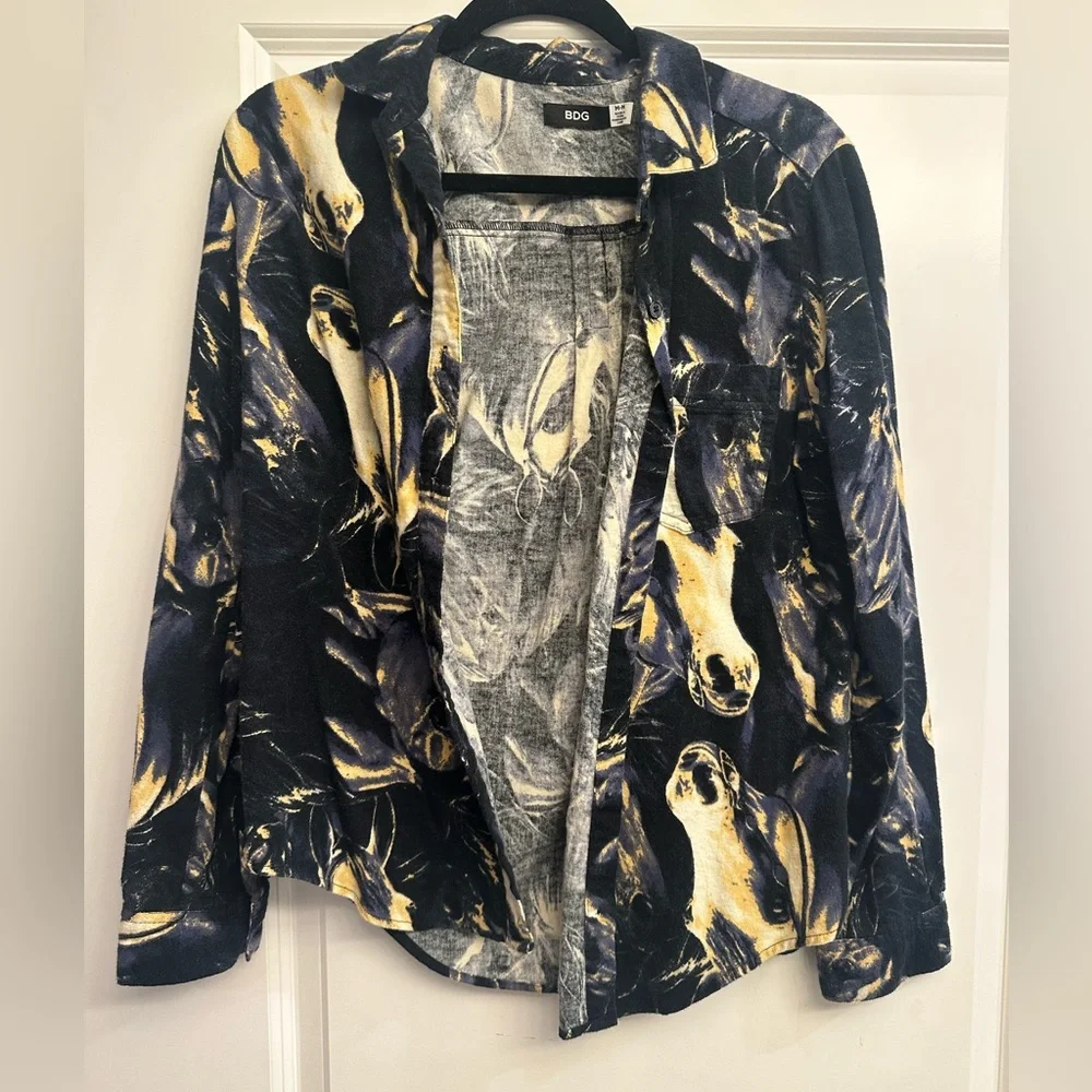 Urban Outfitters Button Down Horse Blouse - Picture 1 of 7